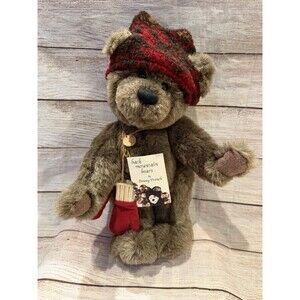 Back Mountain Bears Handmade Penny French Teddy Bear Hat & Mittens “Georgie”